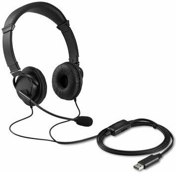 Kensington Hi-Fi Headphones On Ear Căști Multimedia cu microfon și conexiune USB-A