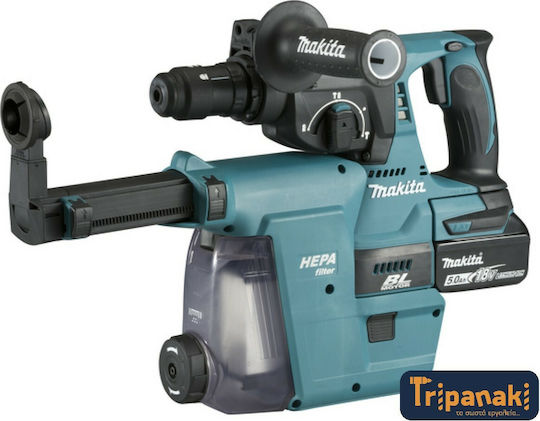 Makita DHR243RTJW Κρουστικό Σκαπτικό Πιστολέτο Μπαταρίας 18V Solo με Υποδοχή SDS Plus DHR243RTJW
