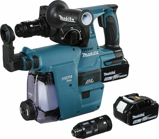 Makita DHR243RTJW Κρουστικό Σκαπτικό Πιστολέτο Μπαταρίας 18V Solo με Υποδοχή SDS Plus DHR243RTJW