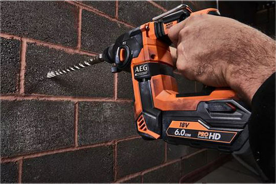 AEG Tools BBH18BL-0 Κρουστικό Σκαπτικό Πιστολέτο Μπαταρίας Brushless 18V Solo με Υποδοχή SDS Plus 6230315 4935464751