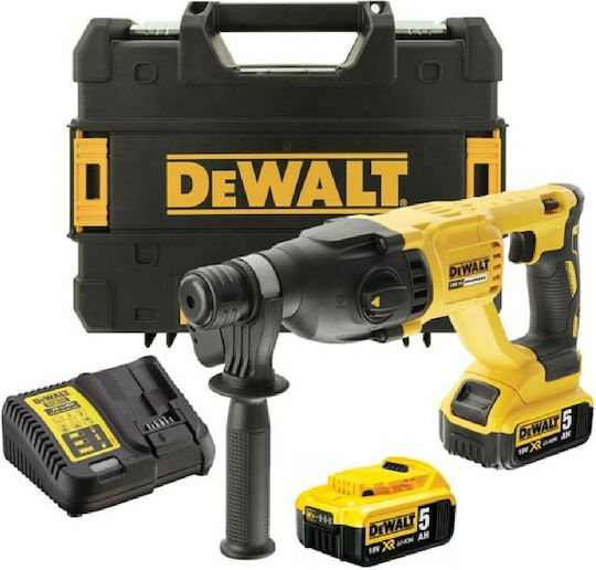 Dewalt Impact Demolition Hammer Battery Brushless 18V 2x5Ah with Chuck SDS Plus