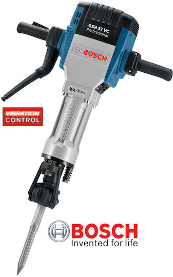 Bosch GSH 27 VC Professional Κρουστικό Κατεδαφιστικό Ρεύματος 2000W με Υποδοχή HEX 061130A000