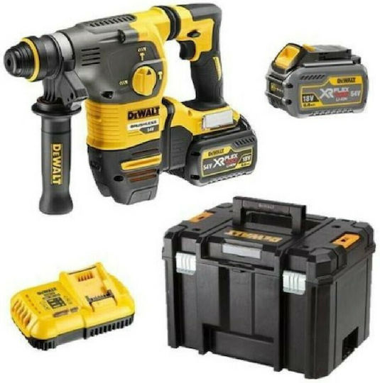 DEWALT DCH323T2 Impact Demolition Hammer Battery Brushless 54V 2x6Ah with Chuck SDS Plus DCH323T2