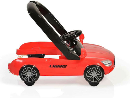 Cangaroo Cabrio Baby Walker with Music for 6+ Months Red