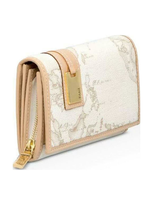 Large Leather Women's Wallet Classic White