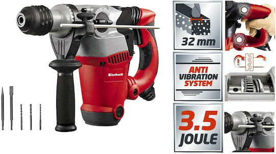 Einhell RT-RH 32 Κρουστικό Σκαπτικό Πιστολέτο Ρεύματος 1250W με Υποδοχή SDS Plus 4258440