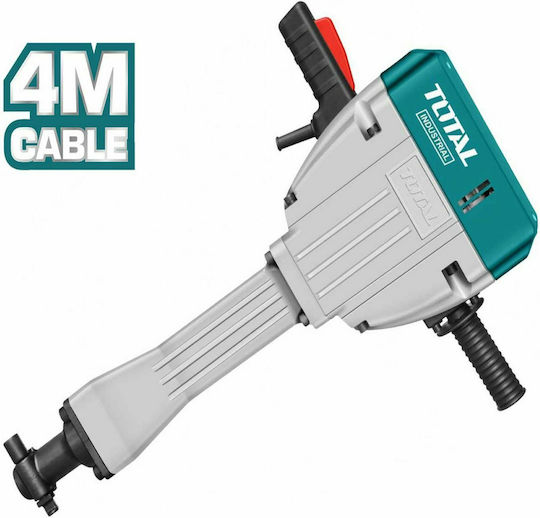 Total TH220502 Κρουστικό Κατεδαφιστικό Ρεύματος 2200W με Υποδοχή Hilti TE-S TH220502