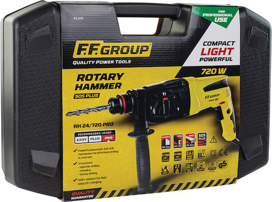 FFG RH 24/720 Pro Κρουστικό Σκαπτικό Πιστολέτο Ρεύματος 720W με Υποδοχή SDS Plus 41379