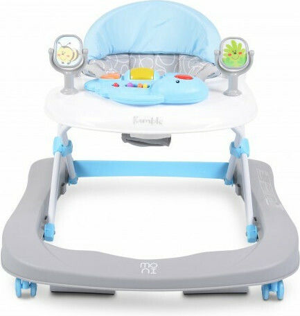 Cangaroo Ramble Baby Walker with Music for 6+ Months Blue