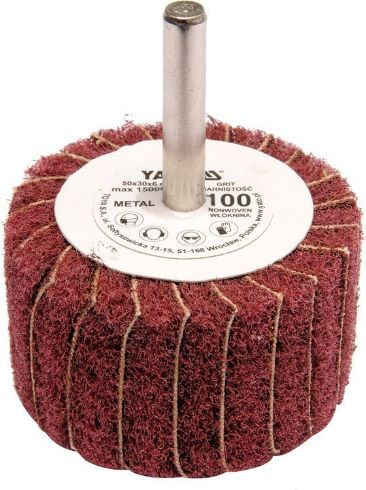 Yato Felt Emery Cloth with Axle G200 Sanding Cylinder K200 50x80mm