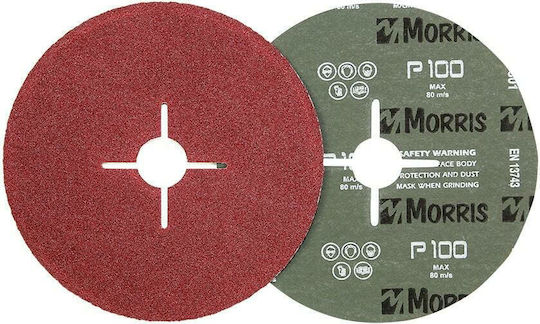 Morris Fibre Disc 125mm Orbital Sander Sanding Sheet K36 125x125mm