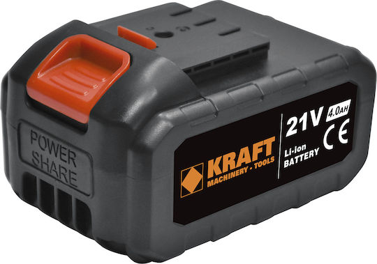 Kraft Battery Pruning Chainsaw 1x4Ah Brushless 21V 2.1kg With 20cm Blade
