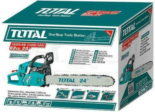 Total Gasoline Chainsaw Gasoline Chainsaw 8.5kg with Blade 60.5cm