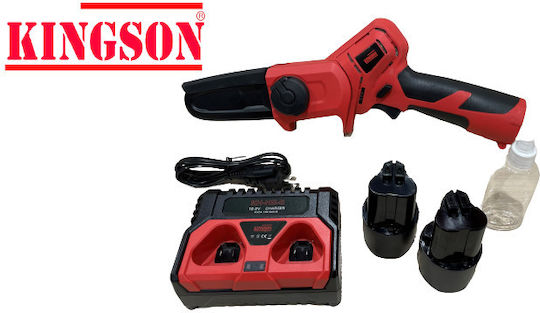 Kingson Kingson Baumschneider Akku-Kettensäge 10.8V 0.89kg mit Schiene 10cm