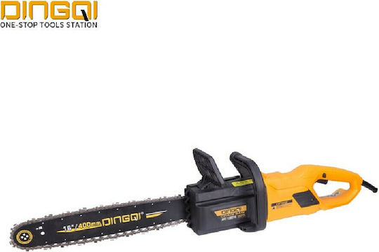 Dingqi 109016 Elektrische Kettensäge 4.4kg mit Schiene Schnitzklinge 40cm