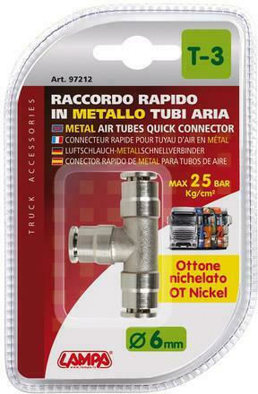 Lampa T-3 Connector Metallic 6mm