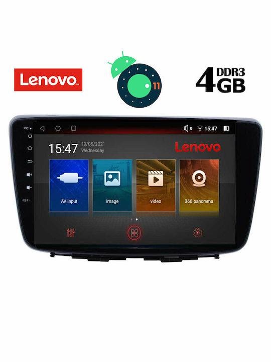 Lenovo Car Audio System for Suzuki Baleno 2016+ (Bluetooth/USB/AUX/WiFi/GPS/Apple-Carplay/CD) with Touch Screen 9" DIQ_SSX_9672
