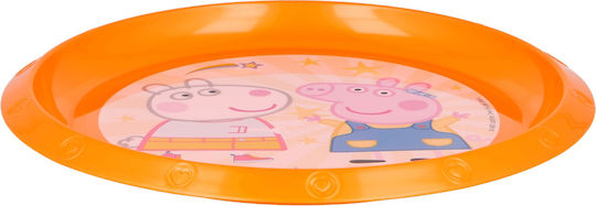 Stor Baby Food Plate Peppa Pig made of Plastic Orange