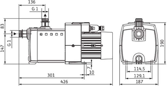 Wilo HiMulti 3-24 P Einphasig
