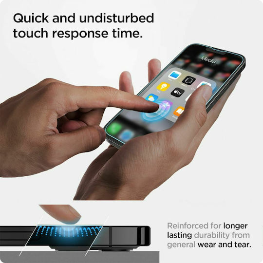 Spigen EZ FIT GLAS.tR SLIM Tempered Glass 2τμχ (iPhone 14 Plus / 13 Pro Max)