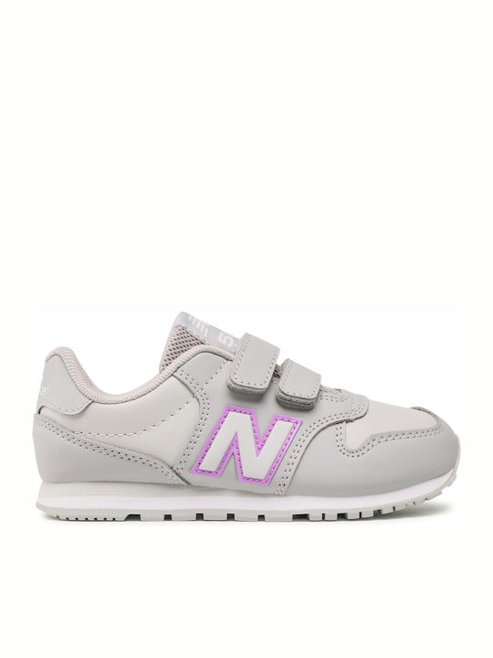 574 Classic 500 Kinder Sneaker Anatomisch mit Bügel- und Schleifenverschluss Grau