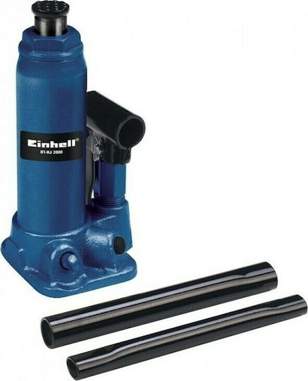 Einhell Υδραυλικός Γρύλος Μπουκάλας με Δυνατότητα Ανύψωσης έως 41.3εκ. και Φορτίο Βάρους έως 5 Τόνους ΒΤ-ΗJ 5000