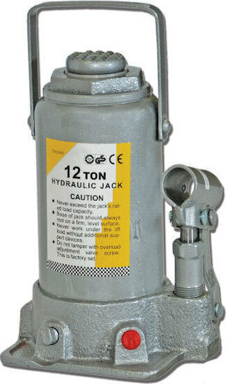 Express Hydraulic Bottle Jack with Lifting Capacity up to 39.6cm and Weight Capacity up to 12 Tons