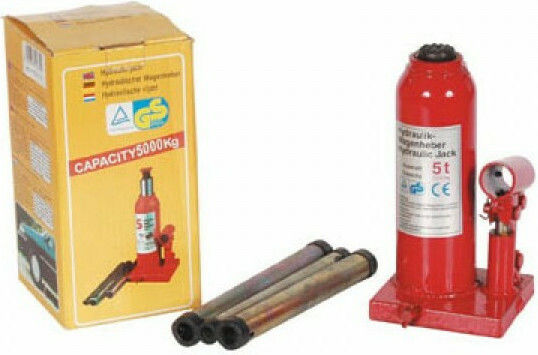 Autoline Hydraulic Car Jack with Lifting Height up to 37cm and Lifting Weight up to 5 Tons