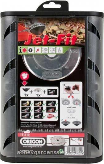 Oregon Jet-Fit Χειροκίνητη Κεφαλή Αλουμινίου Easy Lock 2 Εξόδων Universal
