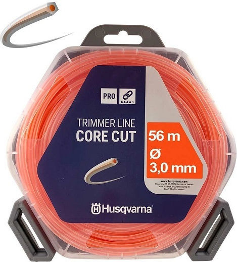 Husqvarna Core Cut Μεσινέζα Πεντάγωνη Μήκους 56m και Πάχους 3mm