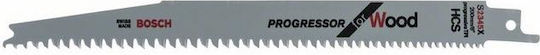 Bosch S2345X Λάμες Progressor for Wood για Ξύλο 200mm 5τμχ