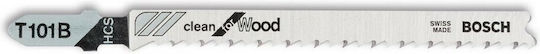 Bosch T101B Λάμες Clean for Wood για Ξύλο 5τμχ