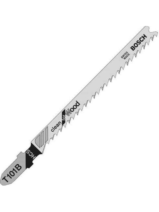 Bosch T101B Λάμες Clean for Wood για Ξύλο 5τμχ