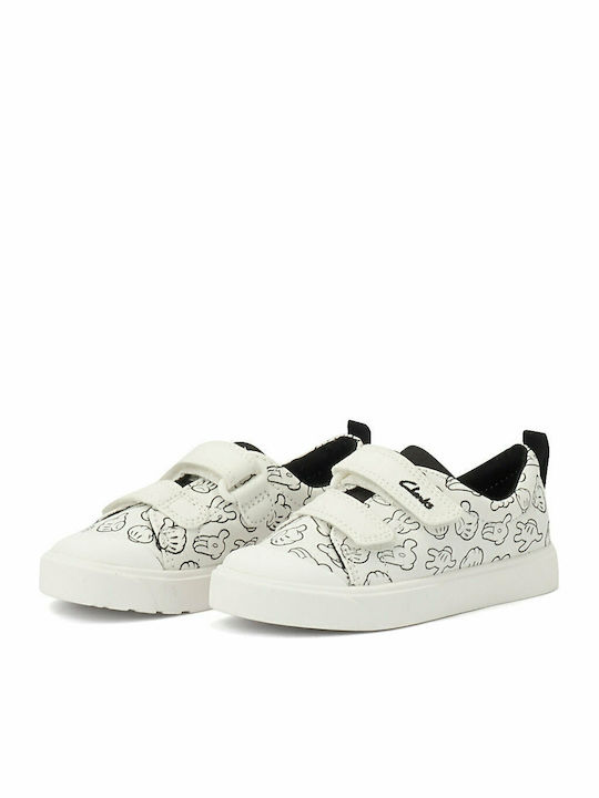 City Glove Kinder Sneakers Anatomisch mit Klettverschluss Weiß