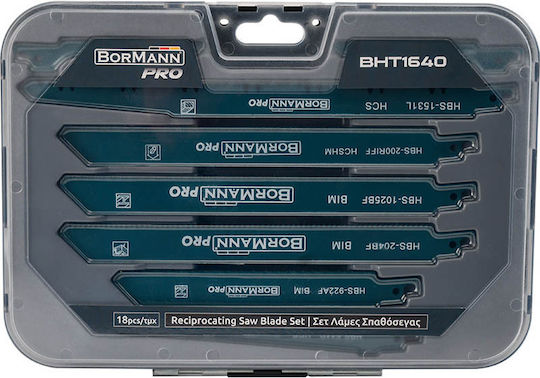Bormann Pro BHT1640 Jig Saw Blade Spathosega 18pcs 035503