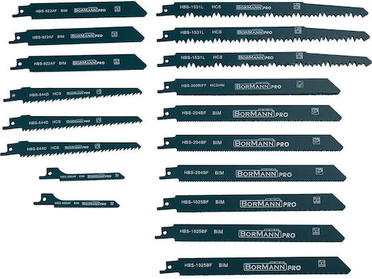 Bormann Pro BHT1640 Jig Saw Blade Spathosega 18pcs 035503