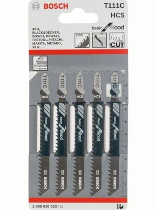 Bosch T111C Λάμα Basic for Wood για Ξύλο 100mm