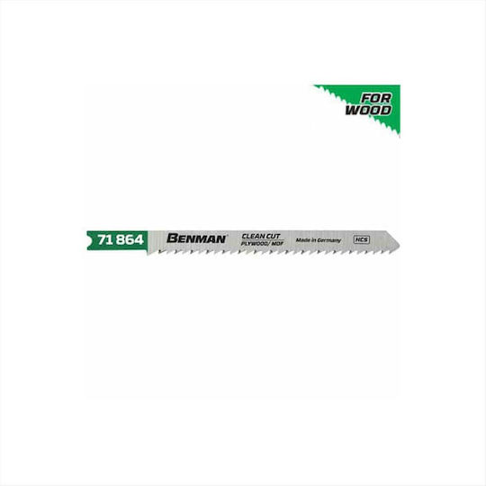 Benman 71864 Blade for Wood 100mm 5pcs