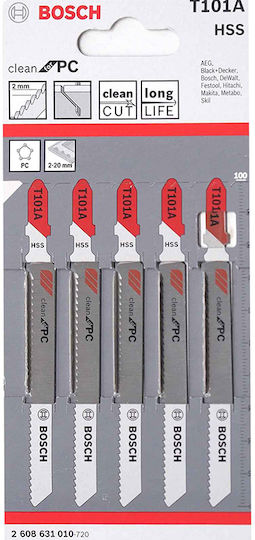 Bosch T101A Blade Clean for PC 100mm 5pcs