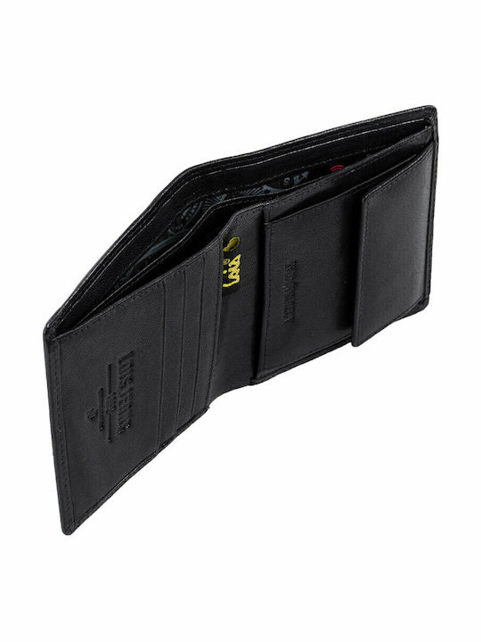 Leather Men's Wallet Classic with RFID Black