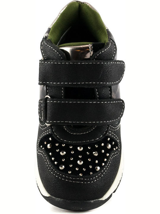 Fantasy Παιδικά Sneakers με Σκρατς Μαύρα