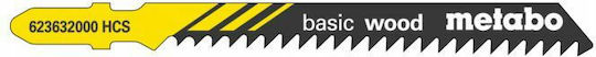 Metabo 623632000 Blade HCS Basic for Wood 74mm 5pcs