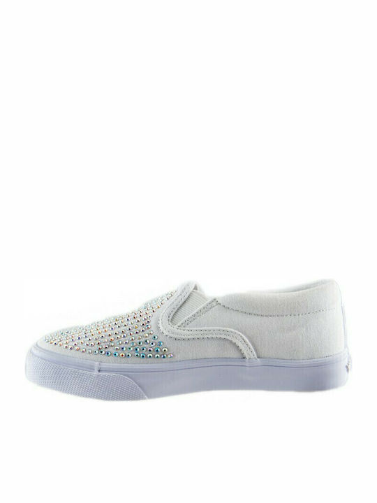 Παιδικές Εσπαντρίγιες Slip-On Λευκές