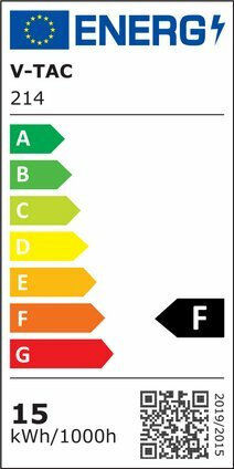 V-TAC VT-216 Λάμπα LED 15W 80mm για Ντουί E27 Φυσικό Λευκό 1200lm
