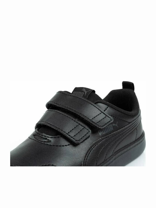 Courtflex Kids Sneakers with Scratch Black