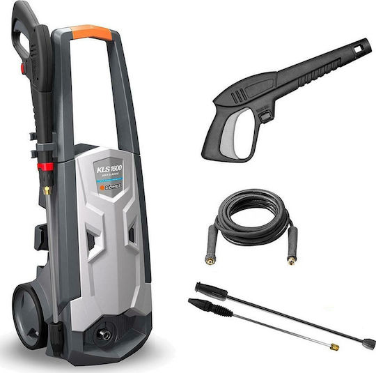 Comet KLS 1680 Gold Plus Pressure Washer Electric 2300W with Pressure 160bar and Metal Pump