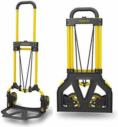Stanley Transport Trolley Foldable for Weight Load up to 70kg Yellow