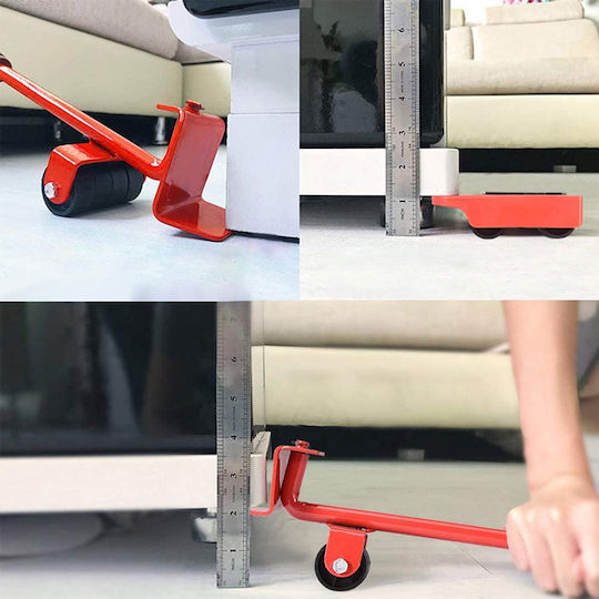 Furniture Lifter for Weight Load up to 600kg Red