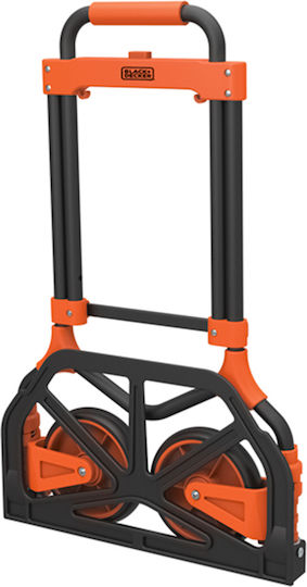 Black & Decker Transport Trolley Foldable for Weight Load up to 90kg Orange