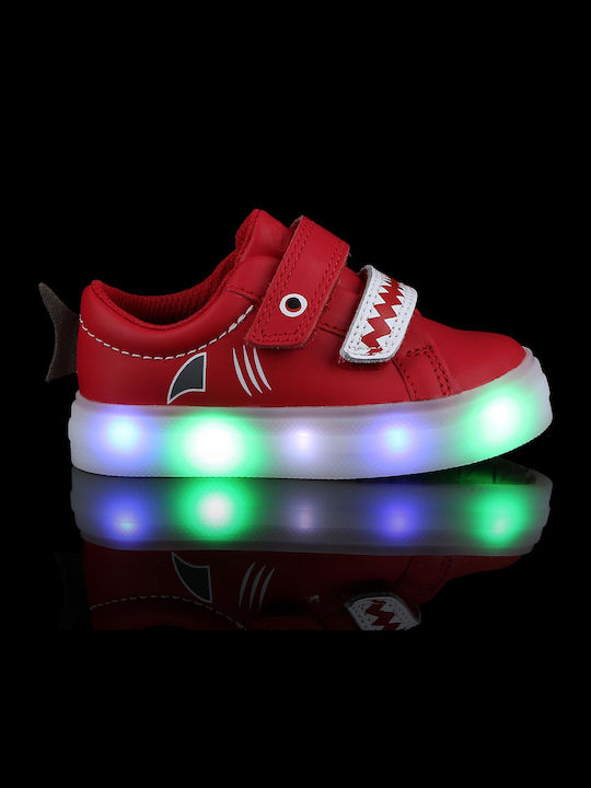 Flare Scale Lo Kids Sneakers Anatomic with Scratch Red